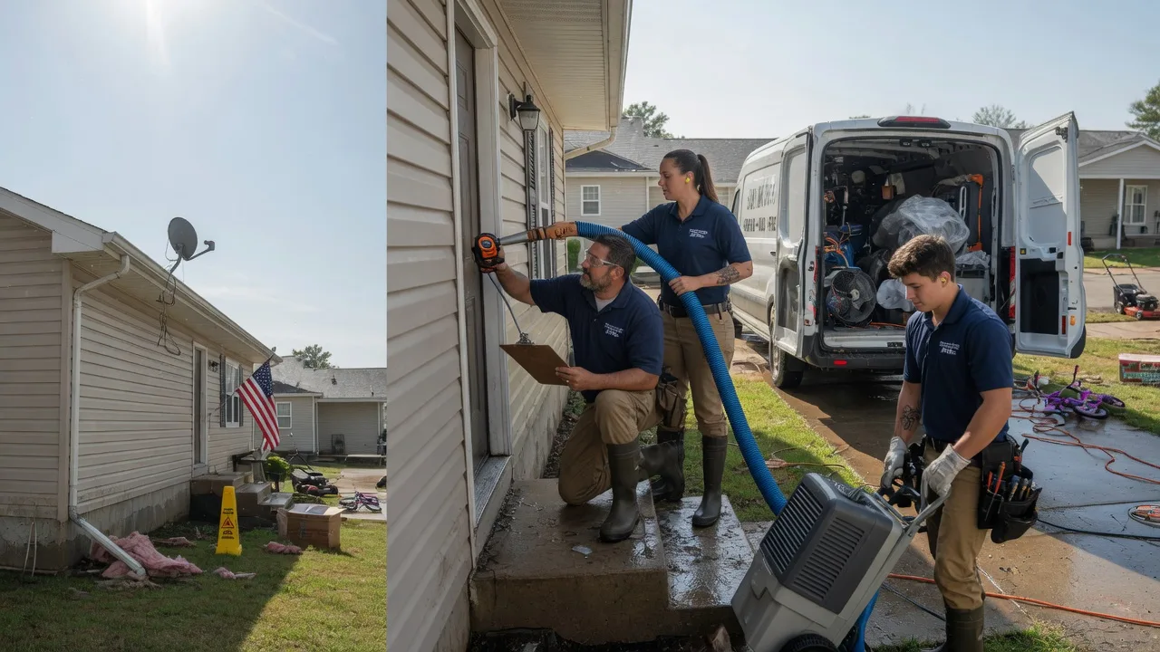 Ceiling Water Damage Restoration in Sheldon, ND near me
